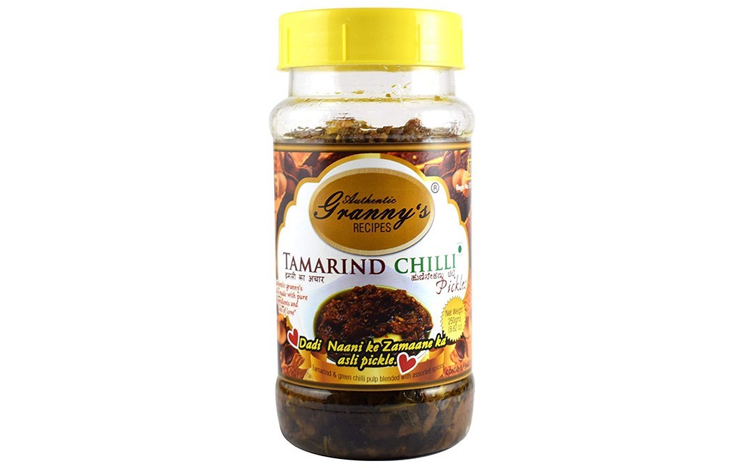 Authentic Granny's Recipes Tamarind Chilli Pickles    Jar  250 grams